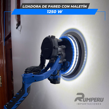 Lijadora de Pared Industrial con Maletín 1250W