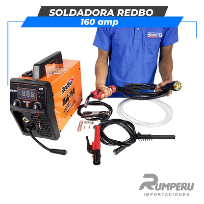 Soldadora Redbo 160 Amperios - Función MIG / TIG-LIFT / MMA