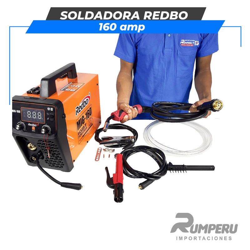 Cargue la imagen en el visor de la galería, Soldadora Redbo 160 Amperios - Función MIG / TIG-LIFT / MMA
