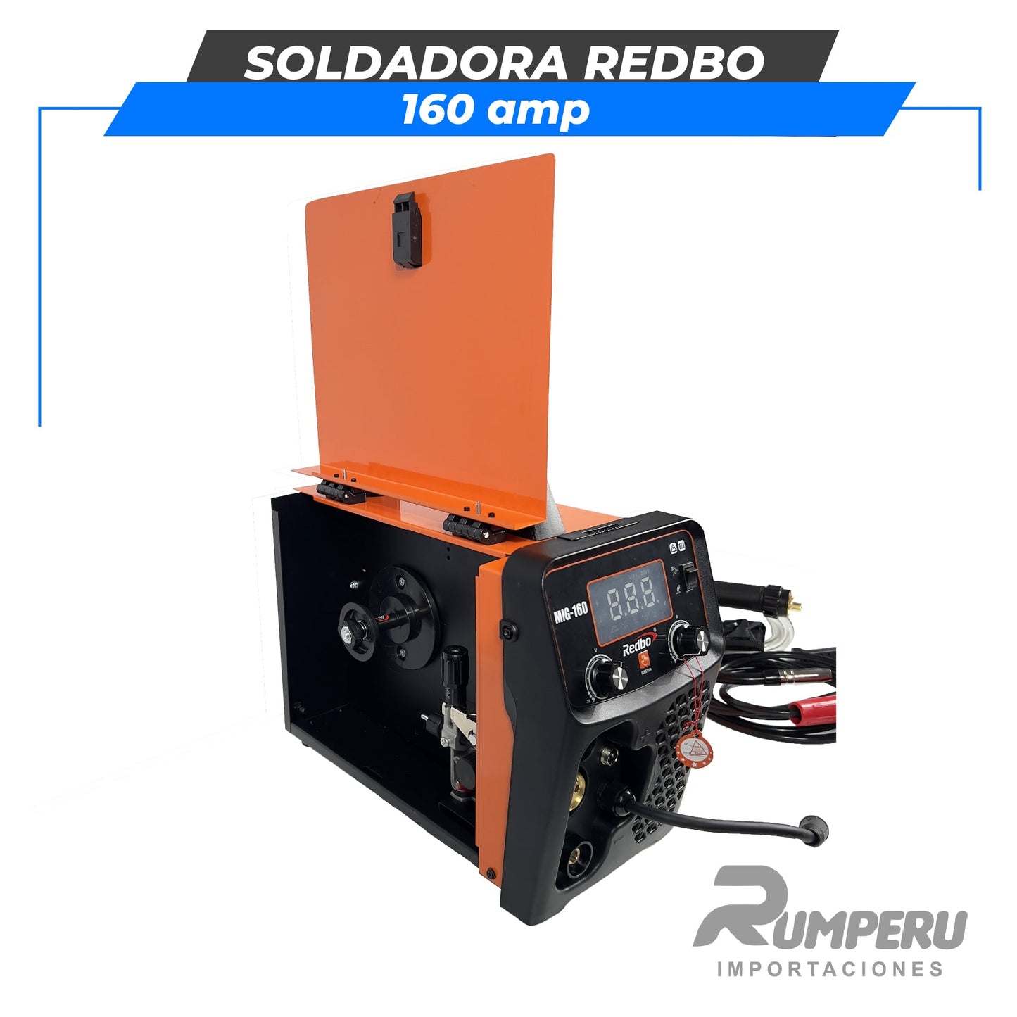 Soldadora Redbo 160 Amperios - Función MIG / TIG-LIFT / MMA