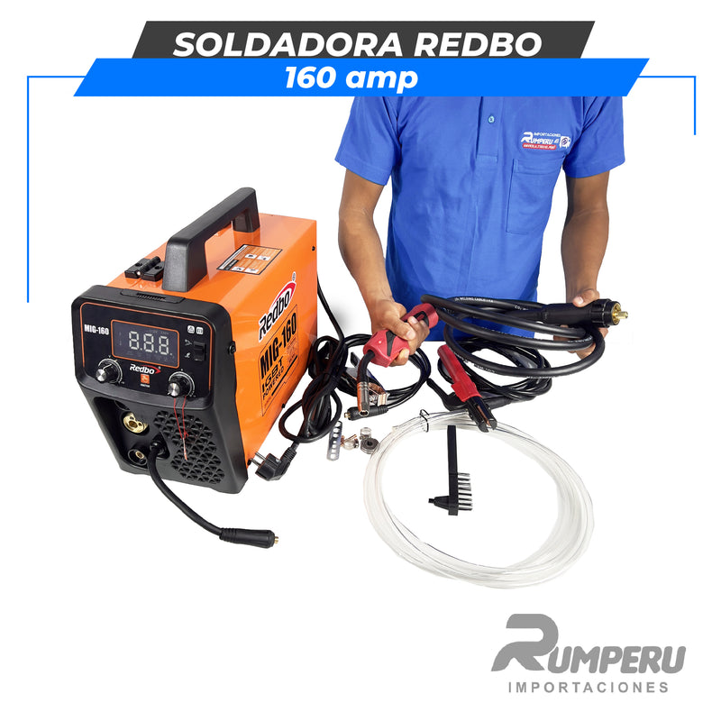 Cargue la imagen en el visor de la galería, Soldadora Redbo 160 Amperios - Función MIG / TIG-LIFT / MMA
