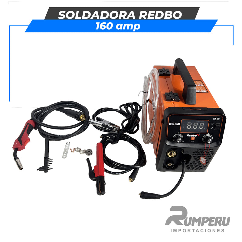 Cargue la imagen en el visor de la galería, Soldadora Redbo 160 Amperios - Función MIG / TIG-LIFT / MMA
