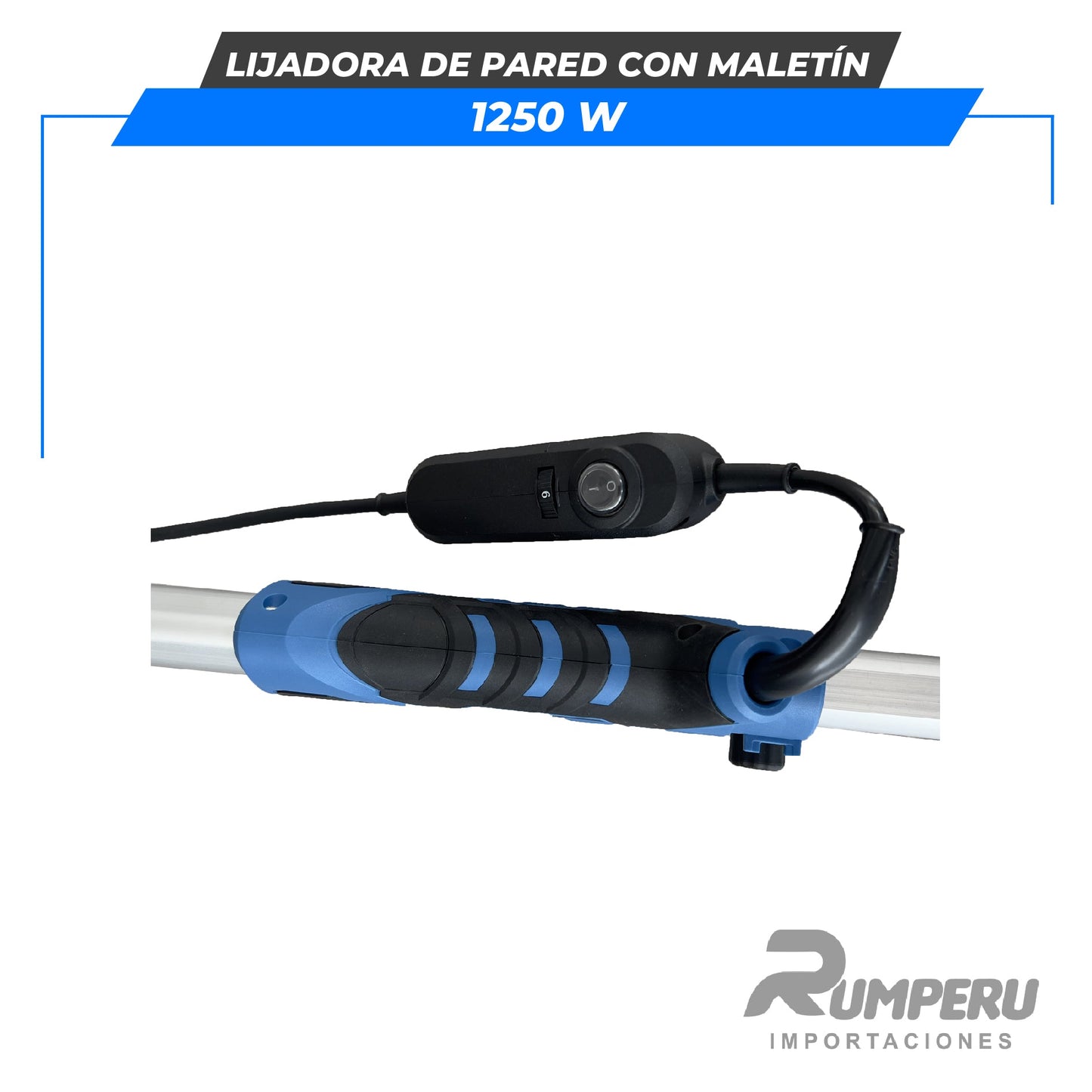 Lijadora de Pared Industrial con Maletín 1250W