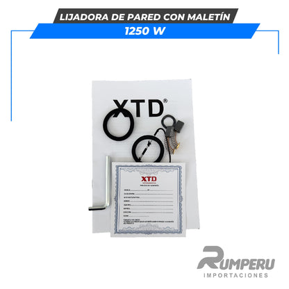 Lijadora de Pared Industrial con Maletín 1250W