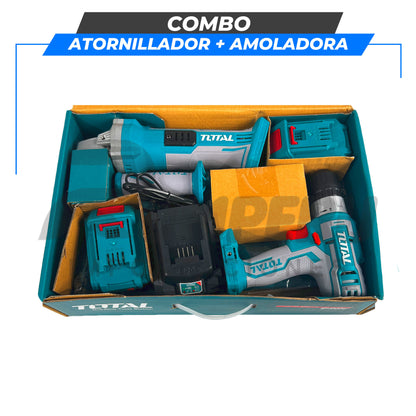 Combo Atornillador + Taladro 20V Total