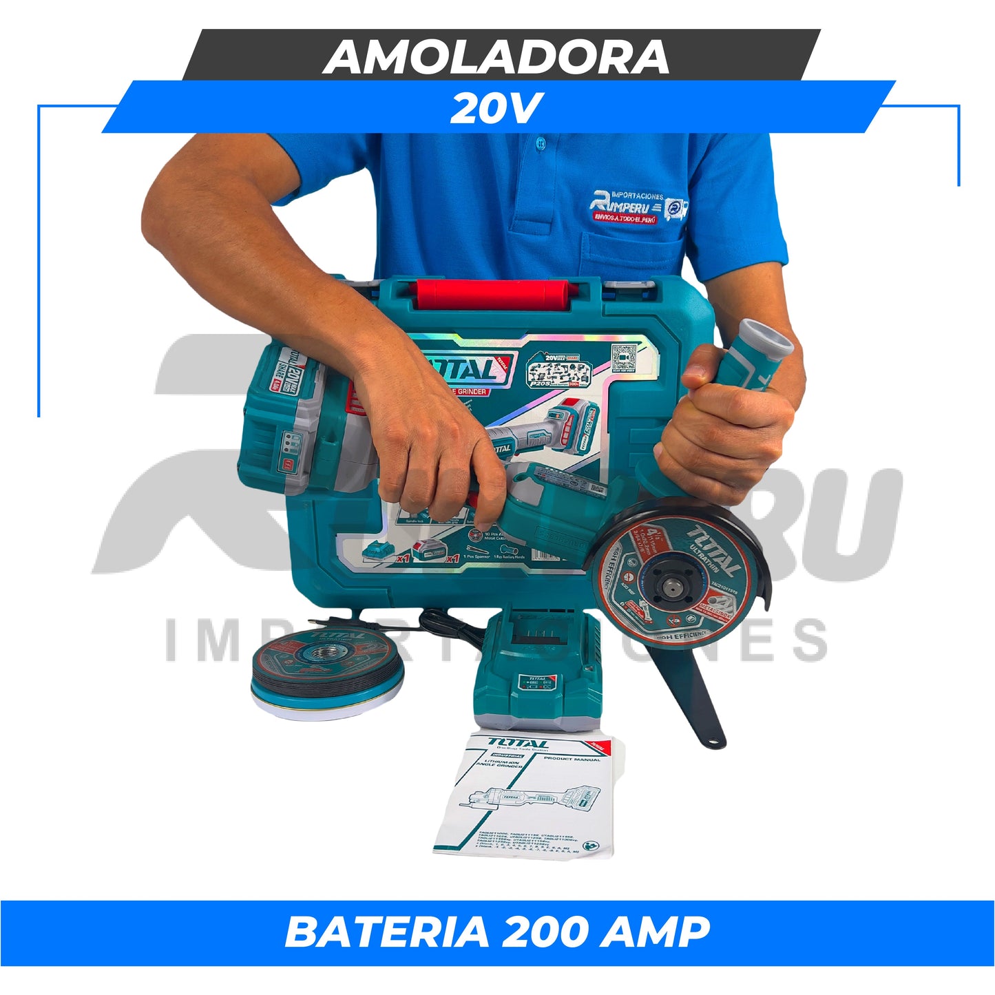 Combo Atornillador + Taladro 20V Total