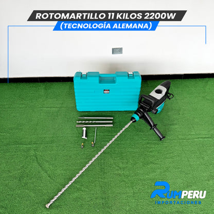 🔨💪 Rotomartillo 11 Kilos – 2200W (Tecnología Alemana)