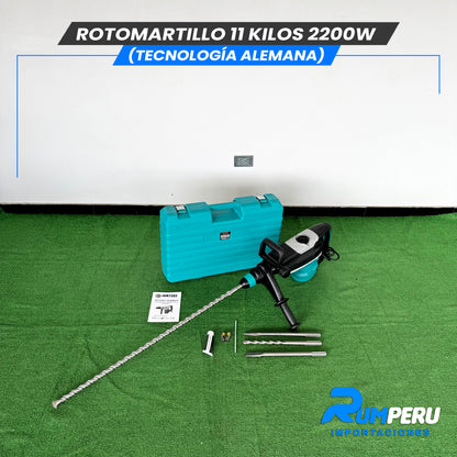 🔨💪 Rotomartillo 11 Kilos – 2200W (Tecnología Alemana)
