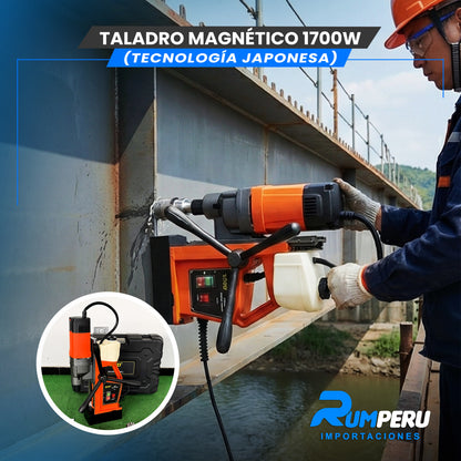 Taladro Magnético 1700W ( Tecnología Japonesa)