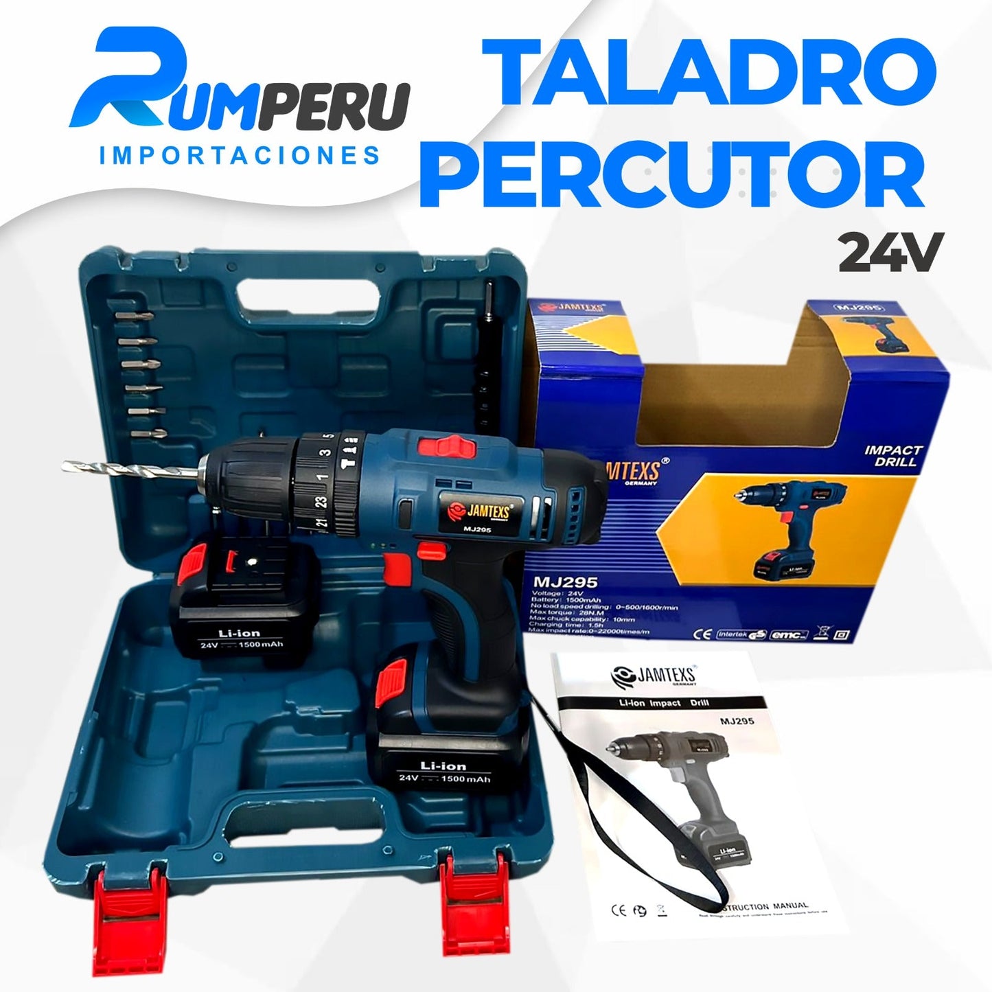 🧰 Taladro Percutor 24V