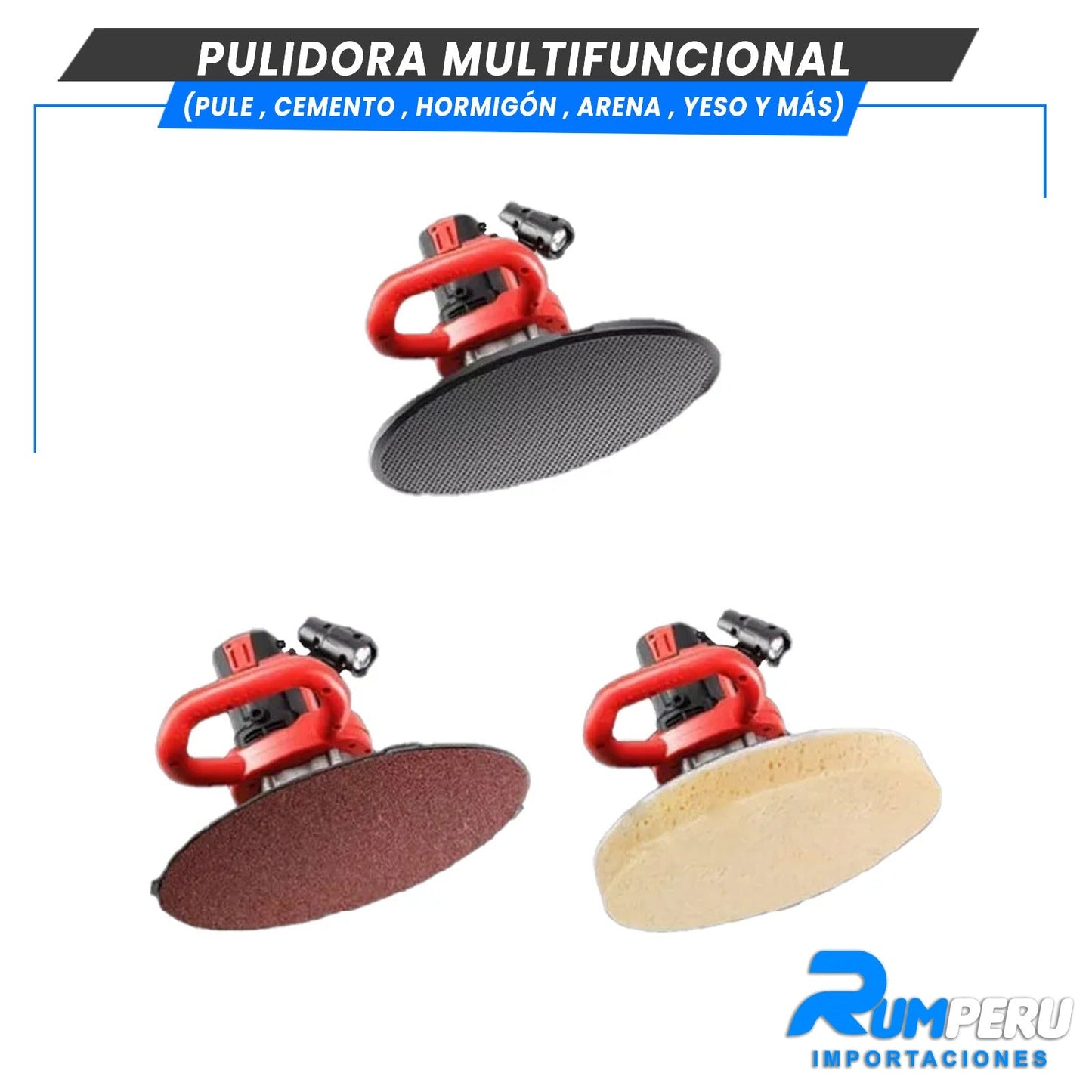 Pulidora Multifuncional 3 en 1