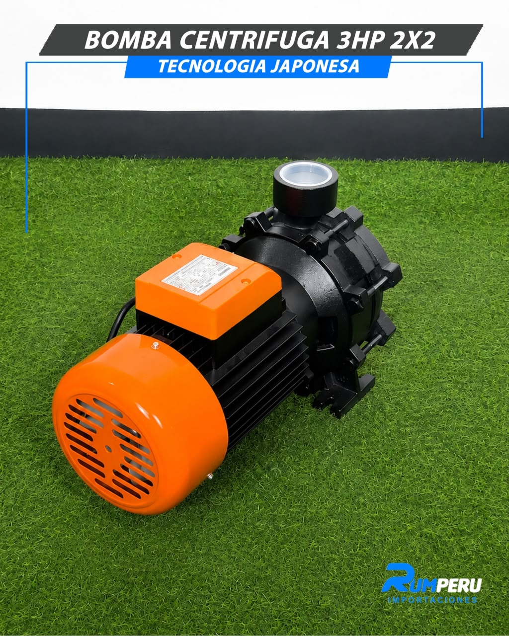 Bomba Centrifugar 3HP 2X2 (Tecnología Japonesa)