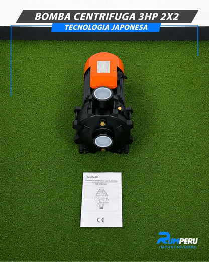 Bomba Centrifugar 3HP 2X2 (Tecnología Japonesa)