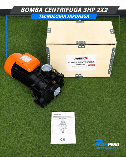 Bomba Centrifugar 3HP 2X2 (Tecnología Japonesa)