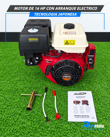Motor 16HP con Arranque Eléctrico – Tecnología Japonesa