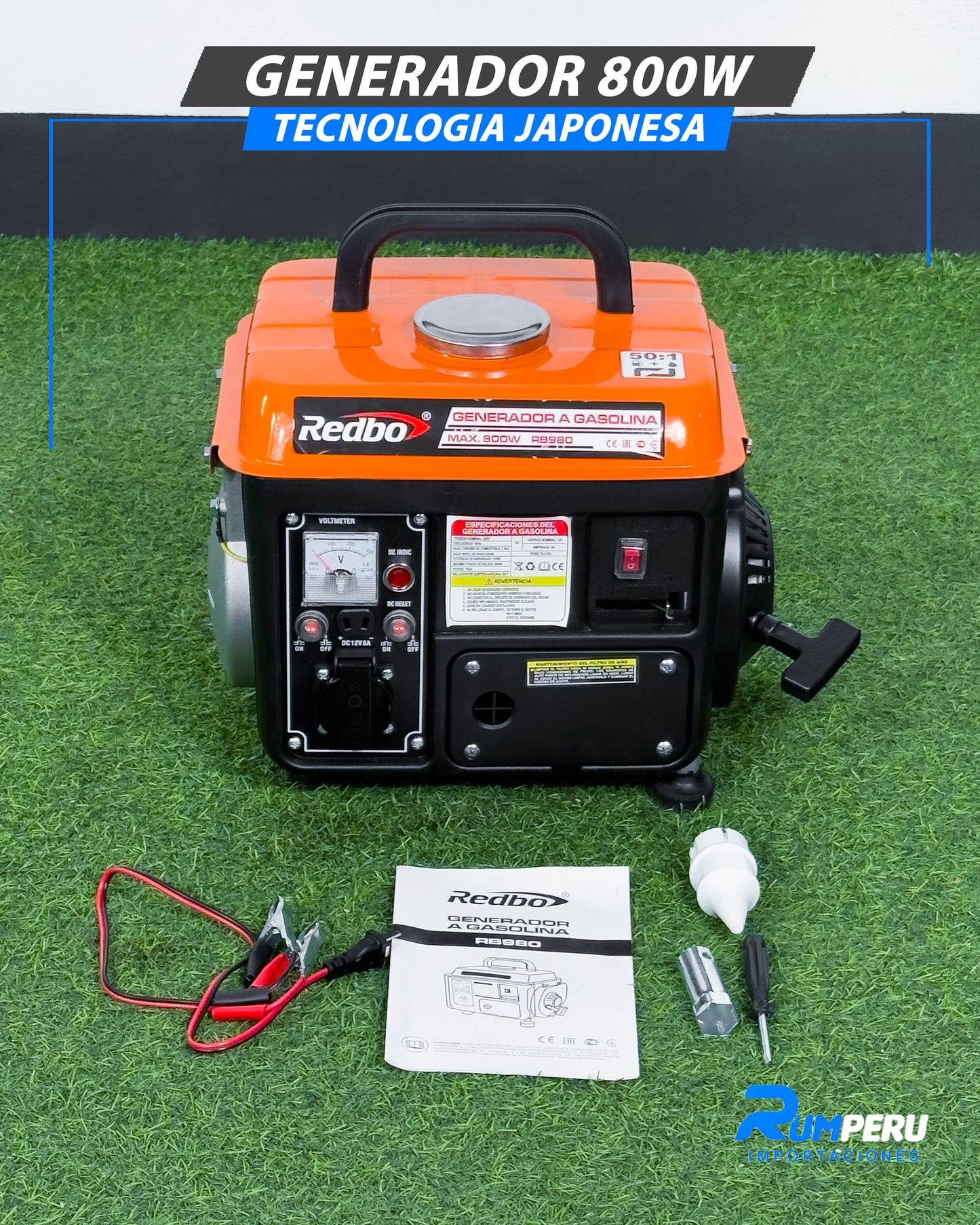 Generador 800W (Tecnología Japonesa)