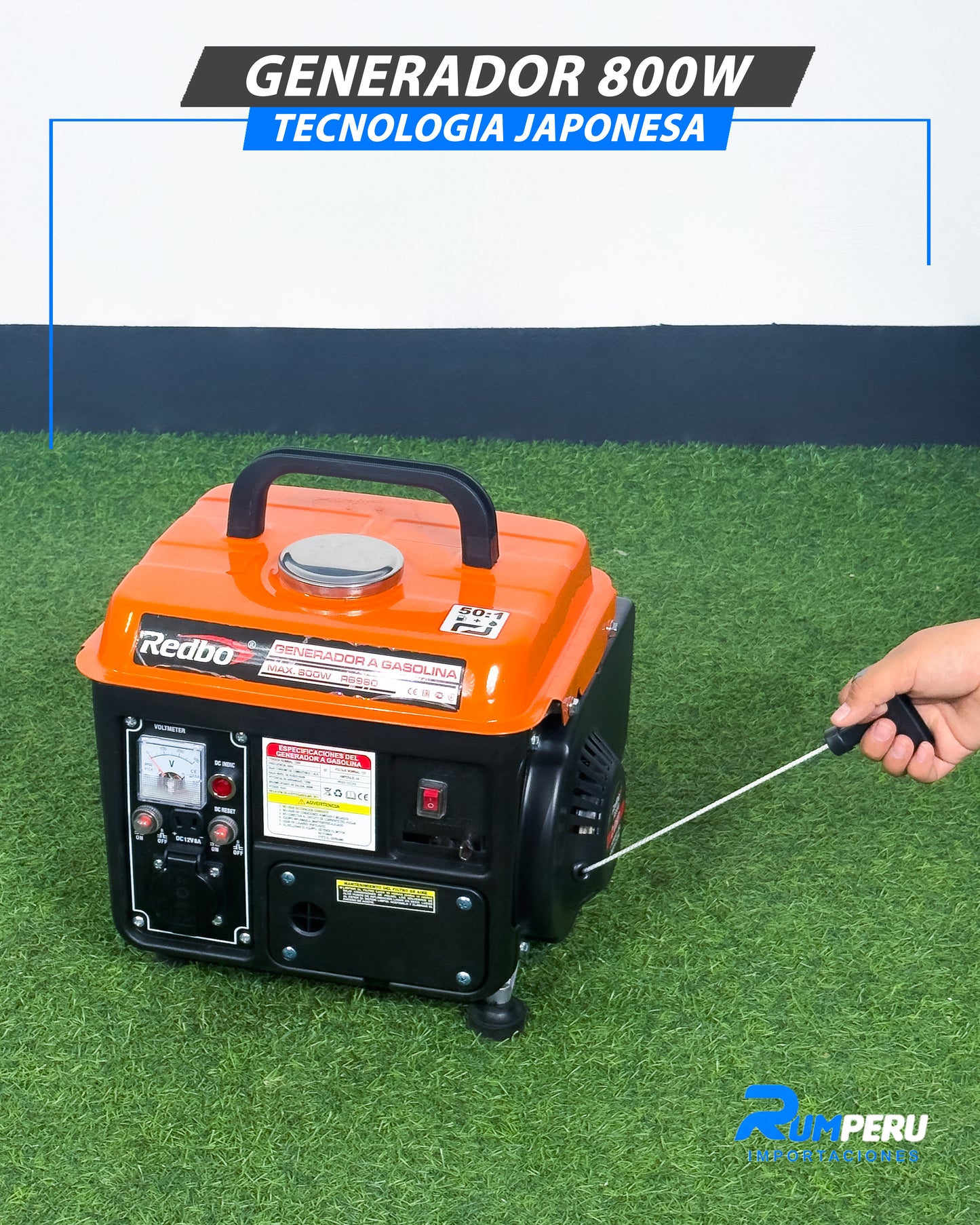 Generador 800W (Tecnología Japonesa)