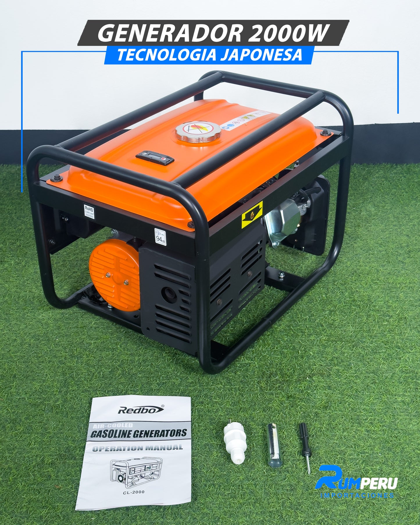 Generador 2000W Tecnología Japonesa