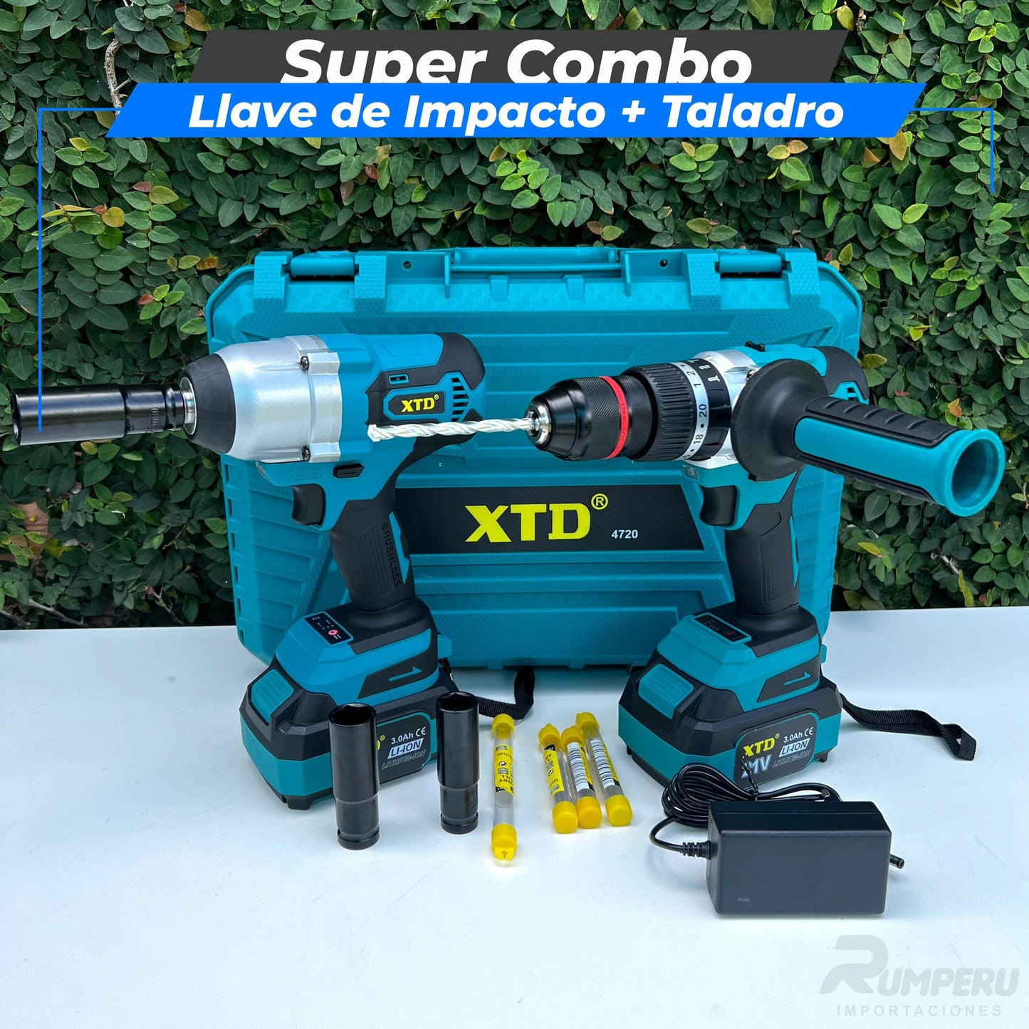 Llave de Impacto Taladro Percutor-88v