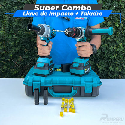 Llave de Impacto Taladro Percutor-88v