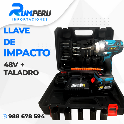 🧰 Combo Llave de Impacto + Atornillador 🧰