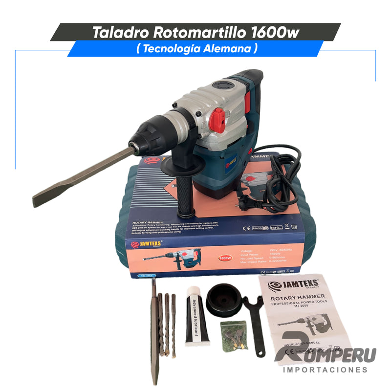 Cargue la imagen en el visor de la galería, Rotomartillo 1600W ( Aleman )
