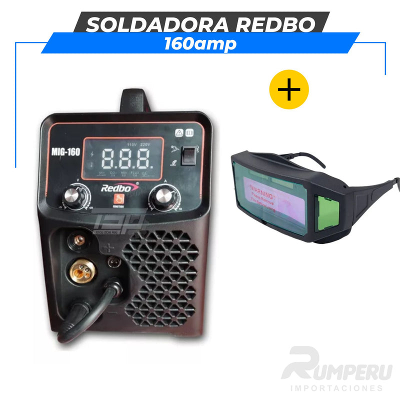 Cargue la imagen en el visor de la galería, Soldadora Redbo 160 Amperios - Función MIG / TIG-LIFT / MMA
