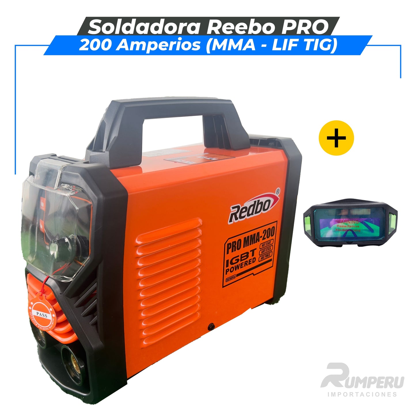 Soldadora Redbo PRO 200A ( MMA - LIFT TIG )