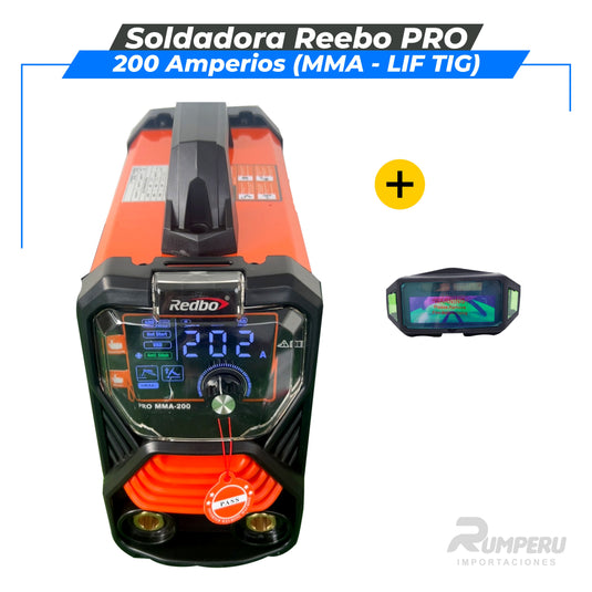 Soldadora Redbo PRO 200A ( MMA - LIFT TIG )