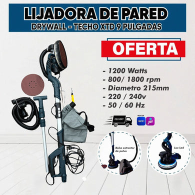 Lijadora de Pared Industrial