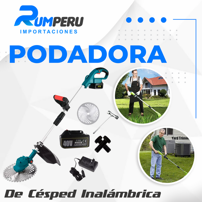 Podadora de Césped Inalámbrica