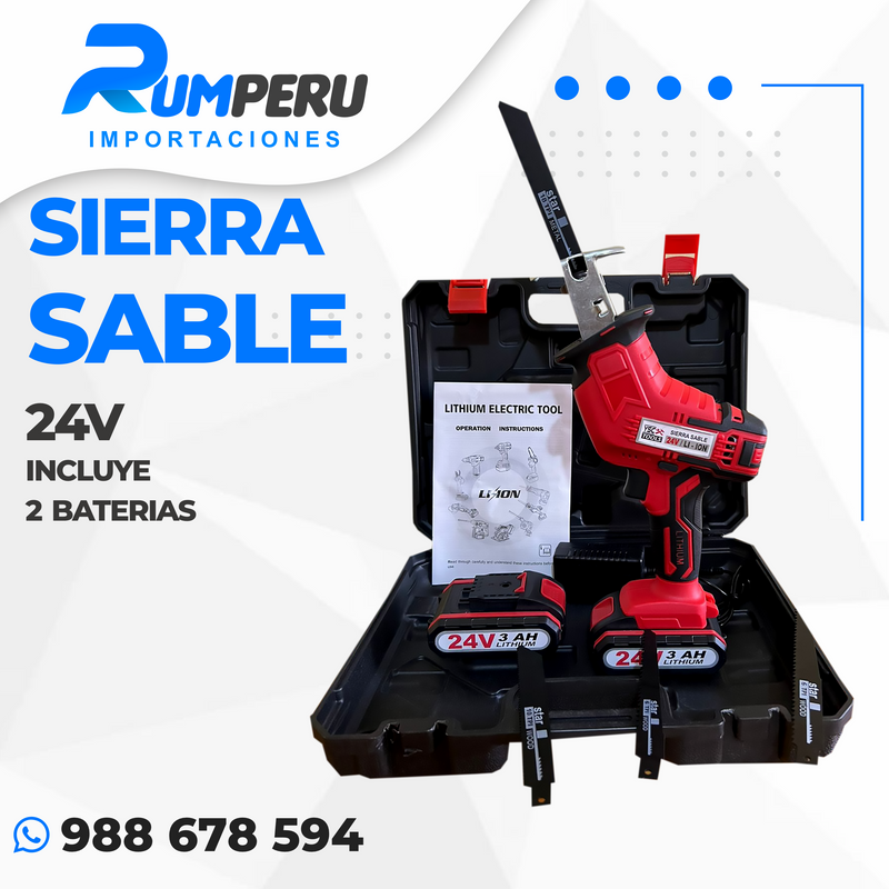 Cargue la imagen en el visor de la galería, 🧰 Sierra Sable 24v
